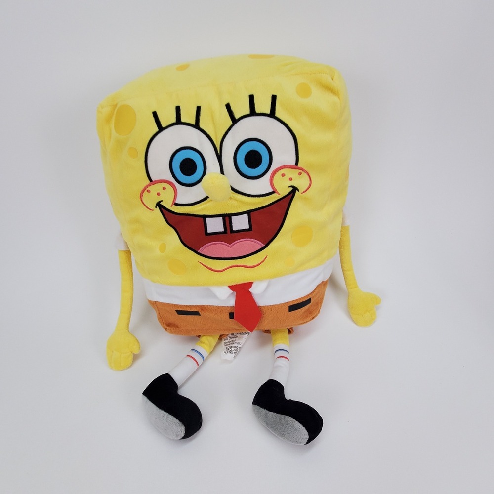 SpongeBob SquarePants Plush Pillow Buddy Nickelodeon Yellow 18 Inch Large Toy
